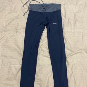 Nike Active Leggings Blue Size XS